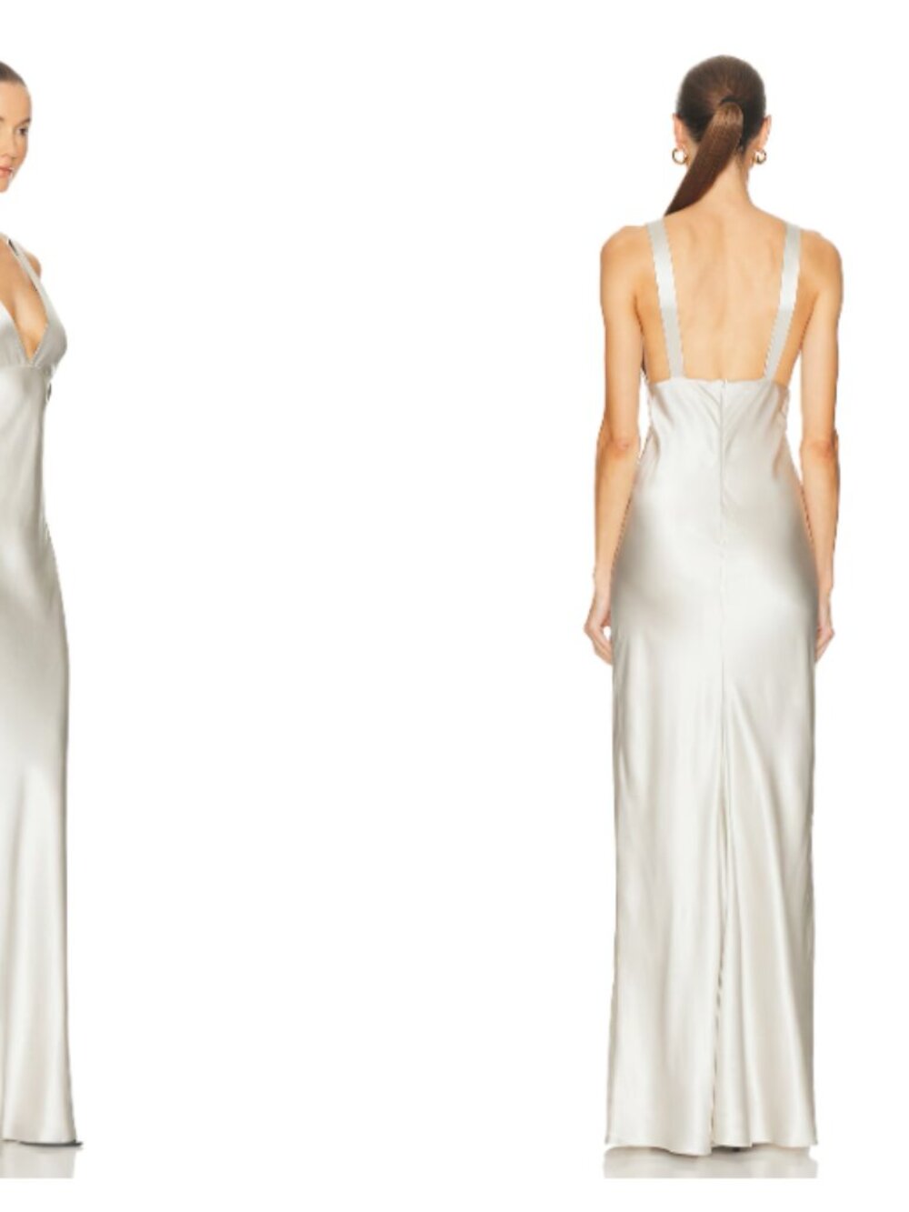 NILI LOTAN Bionca Dress in Pearl Size 8 $1190 MSRP - Picture 2 of 6